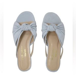 BRAND NEW!!! RARE FL&L Suede Slide Sandals!!